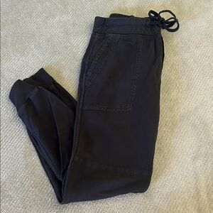 James Perse Slate Gray Woven Stretch Jogger